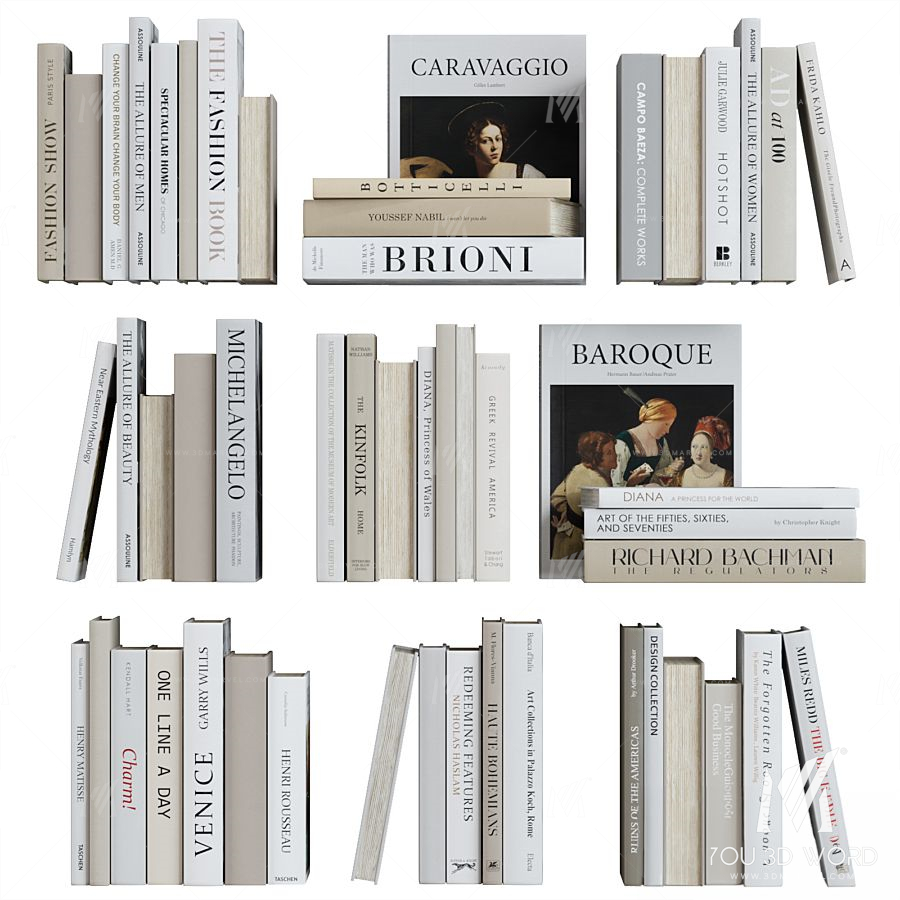Book decor set 1